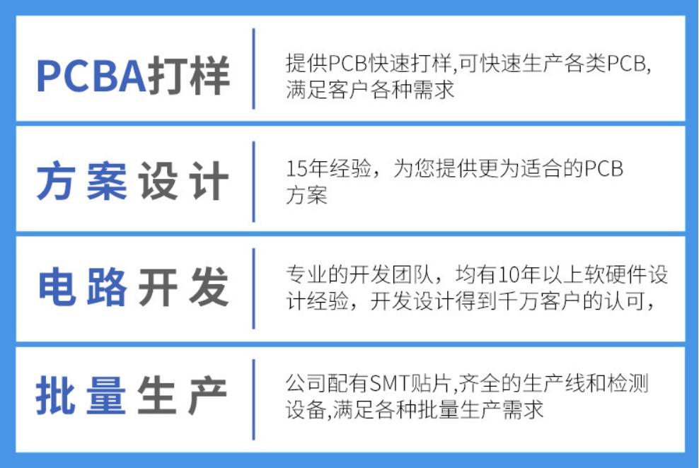 PCB设计板原理图画板PCBA电路板方案开发线路板生产加